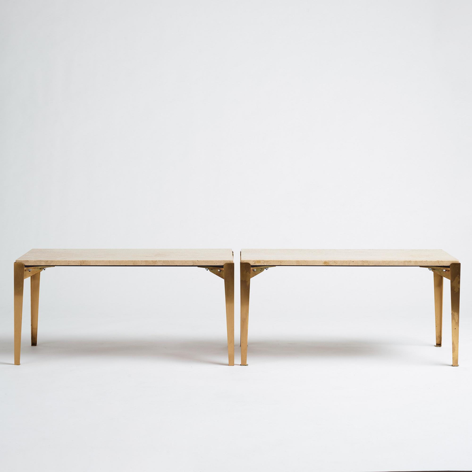 Josef Frank, a pair of 'model 1053' side tables, Svenskt Tenn, Sweden.