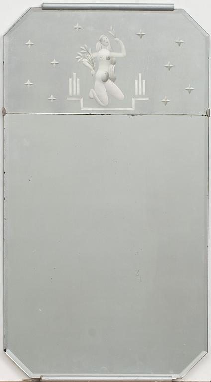 SPEGEL, möjligen Orrefors, 1930/40-tal.