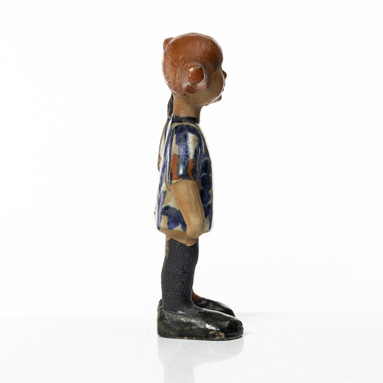 Lisa Larson, figurin, stengods, "Pippi Långstrump", Gustavsberg, 1969-71.