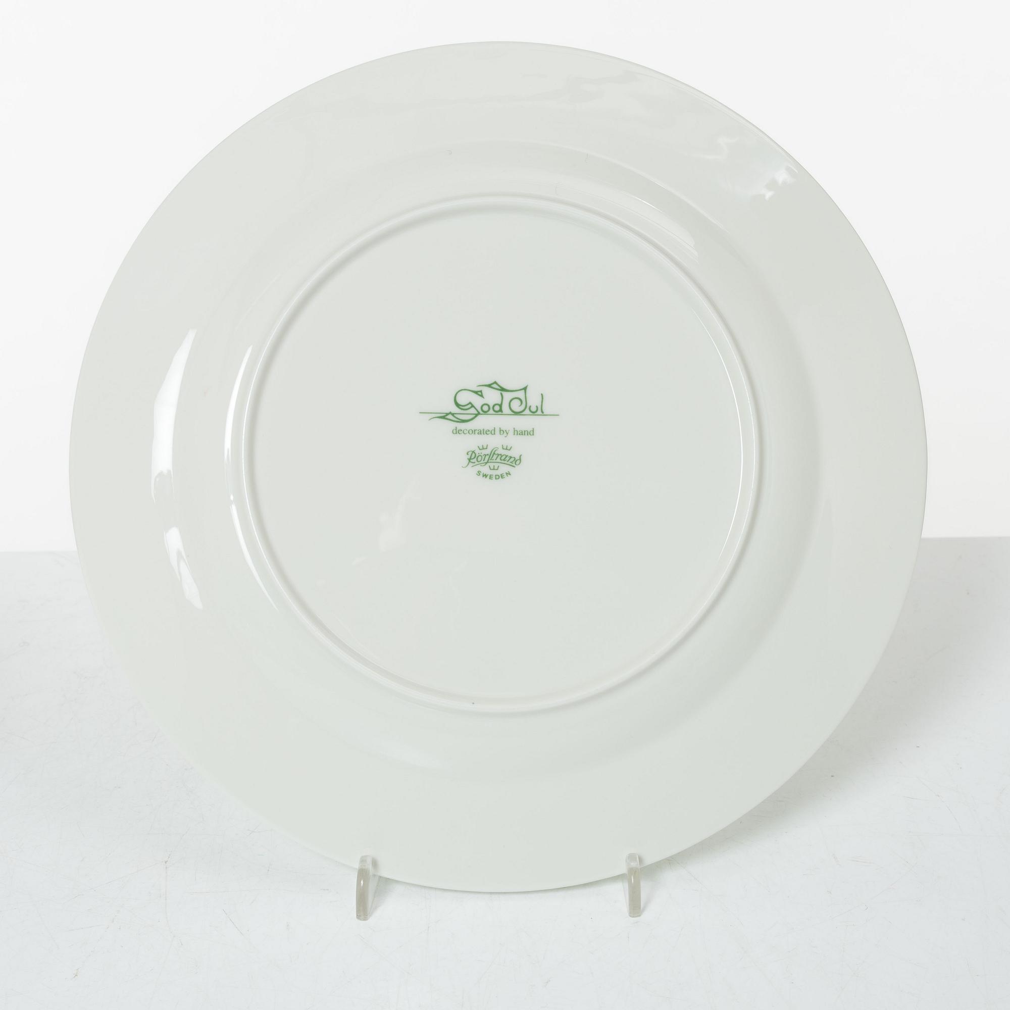 Julservis, 28 delar, porslin, "God jul", Rörstrand.