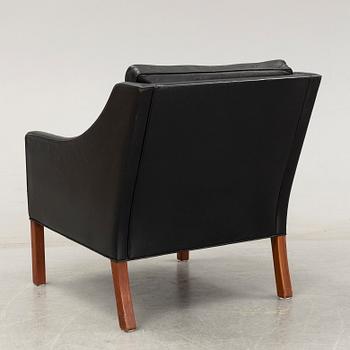 Børge Mogensen, a leather armchair, Denmark.