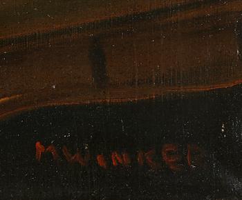 MATHILDE WINKER, olja på duk, signerad.