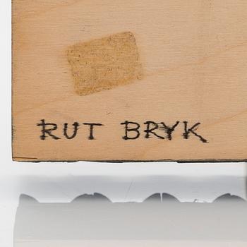 Rut Bryk, reliefi, "Ikkuna", signeerattu Rut Bryk. 1980-luku.