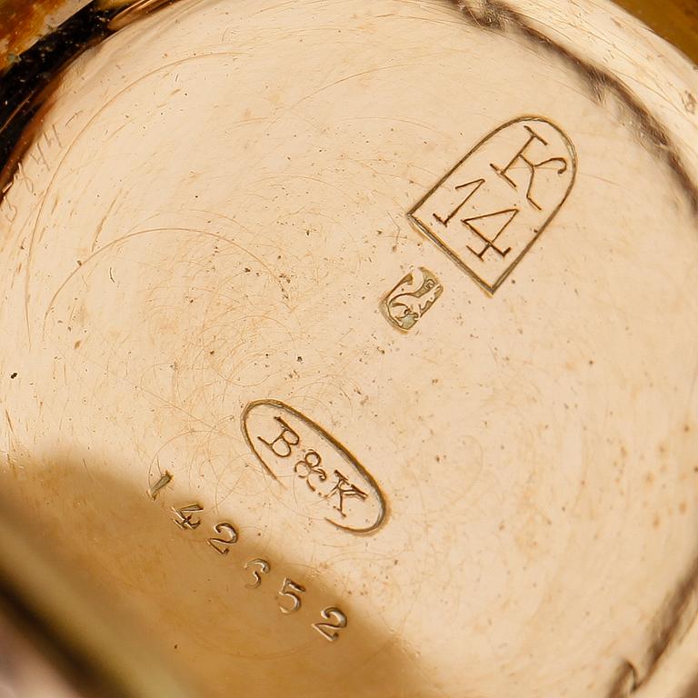 FICKUR, 14 k guld, 1900-talets första hälft.