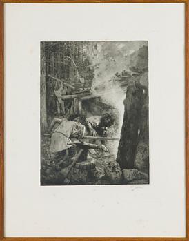 Akseli Gallen-Kallela, The Forging of the Sampo.