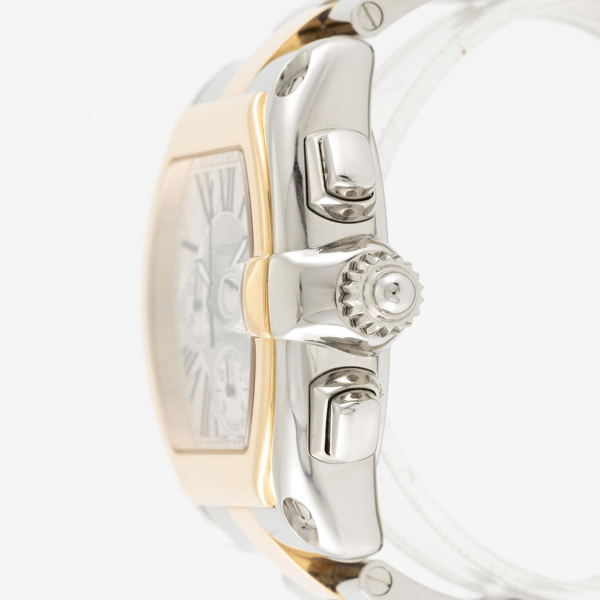 Cartier, Roadster XL, chronograph, ca 2005.