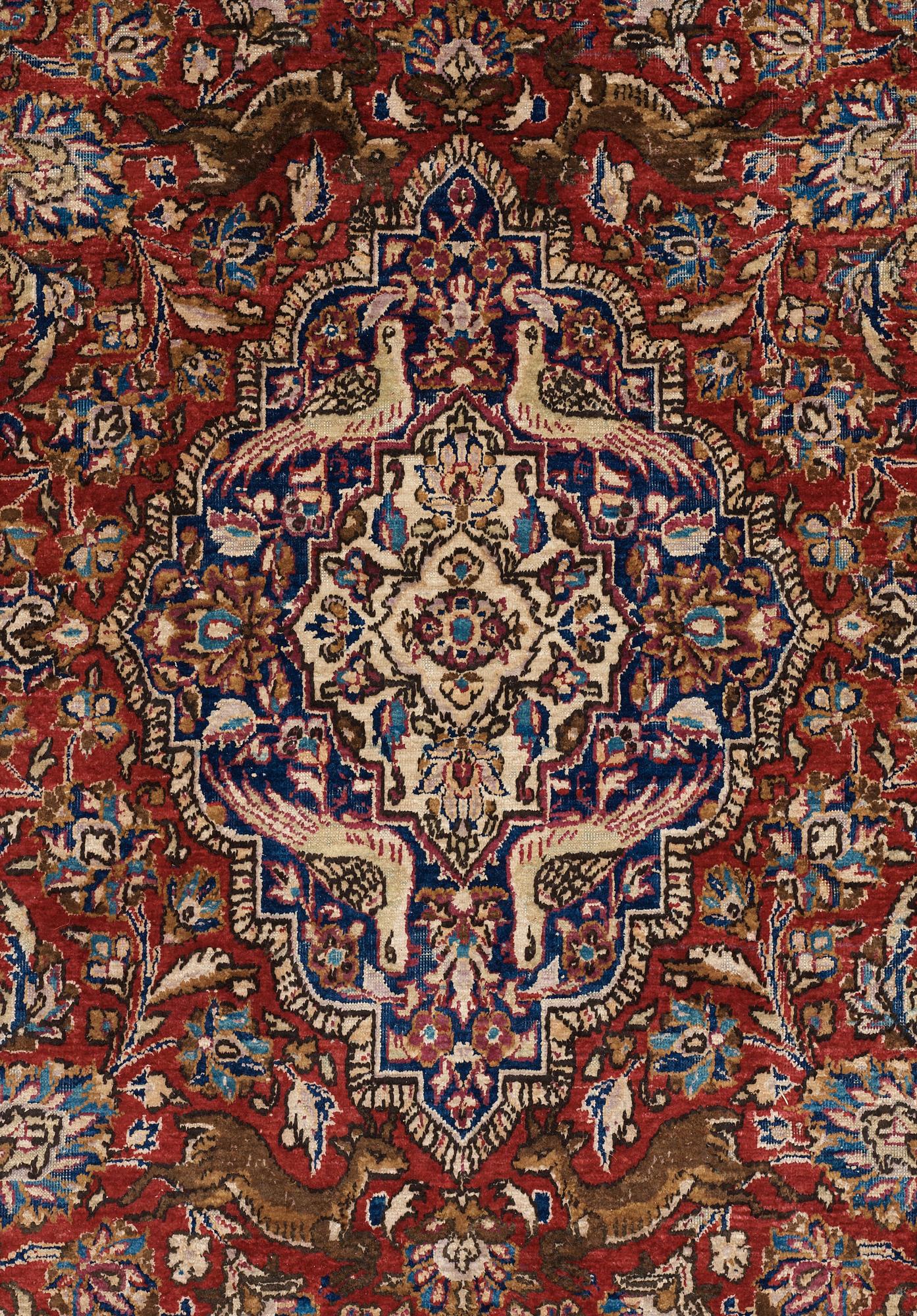 SEMIANTIK SILKE KESHAN. 203,5 x 127 cm.