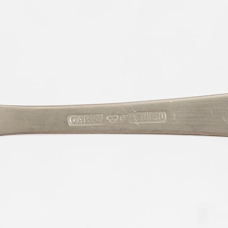 Jacob Ängman, bestickservis, 55 delar, silver, "Rosenholm", GAB, bl.a. Stockholm 1960.