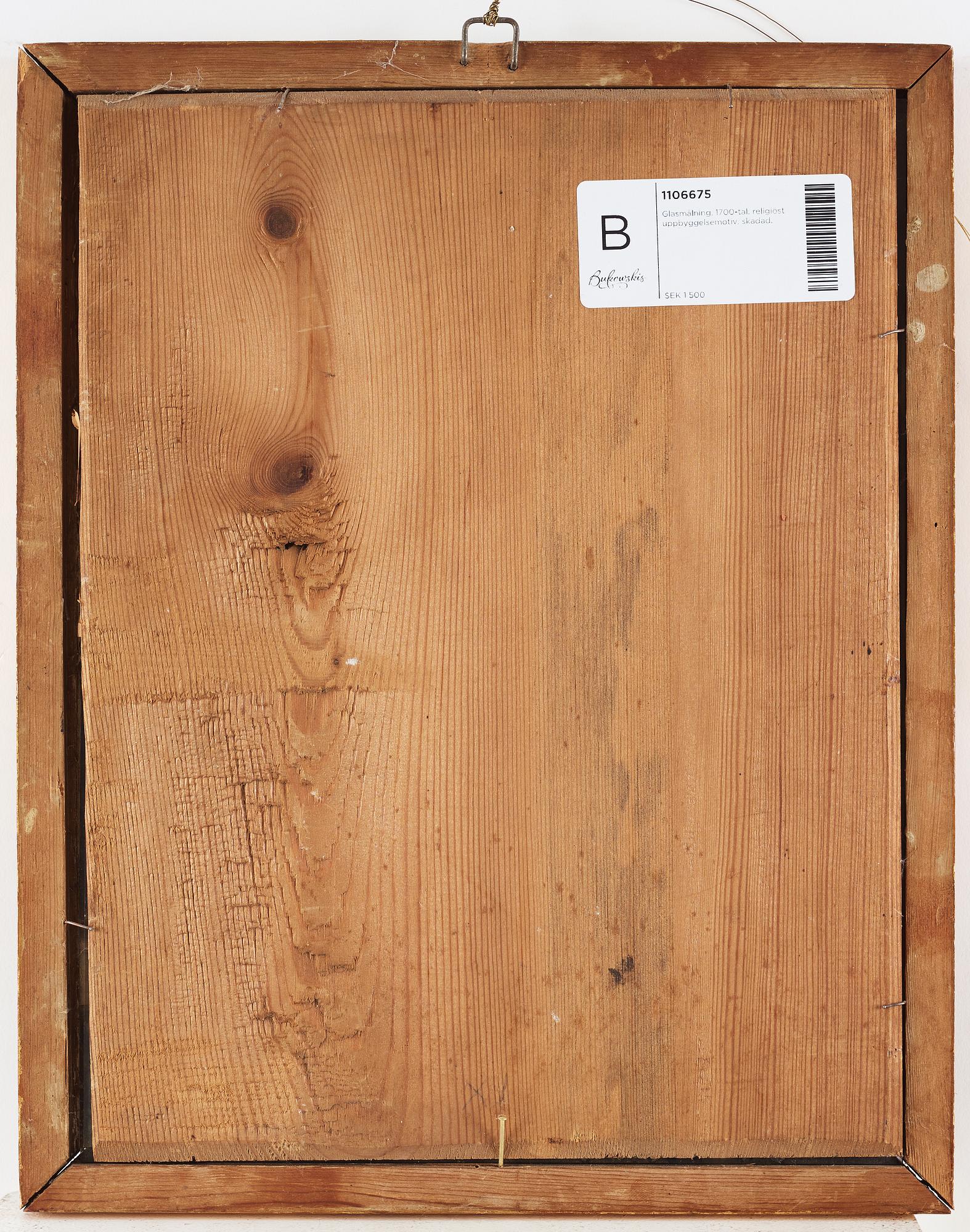 GLASMÅLNING, Sverige, 1800-tal.