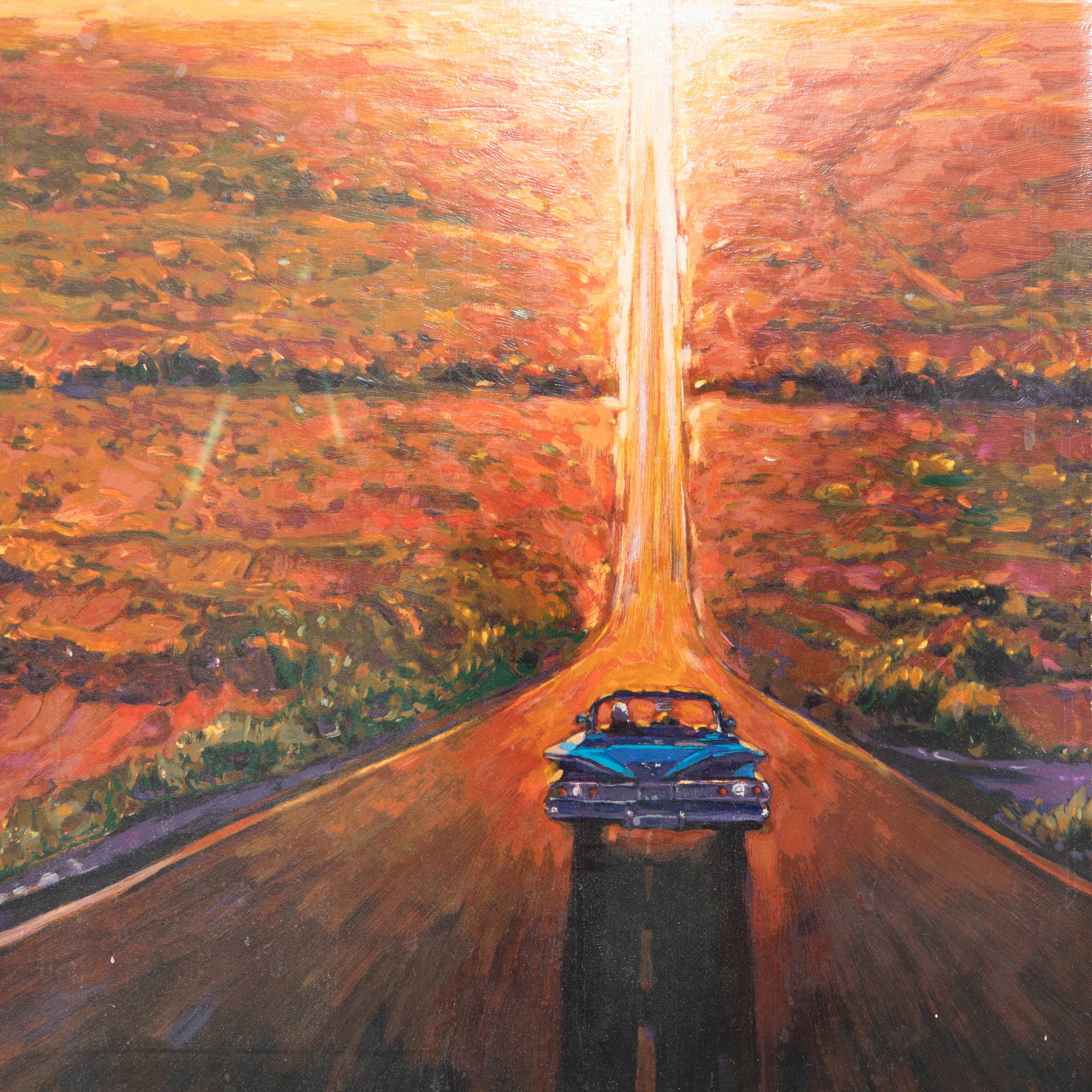 Bob Dylan, "Sunset in Monument Valley" 2022 triptyk.