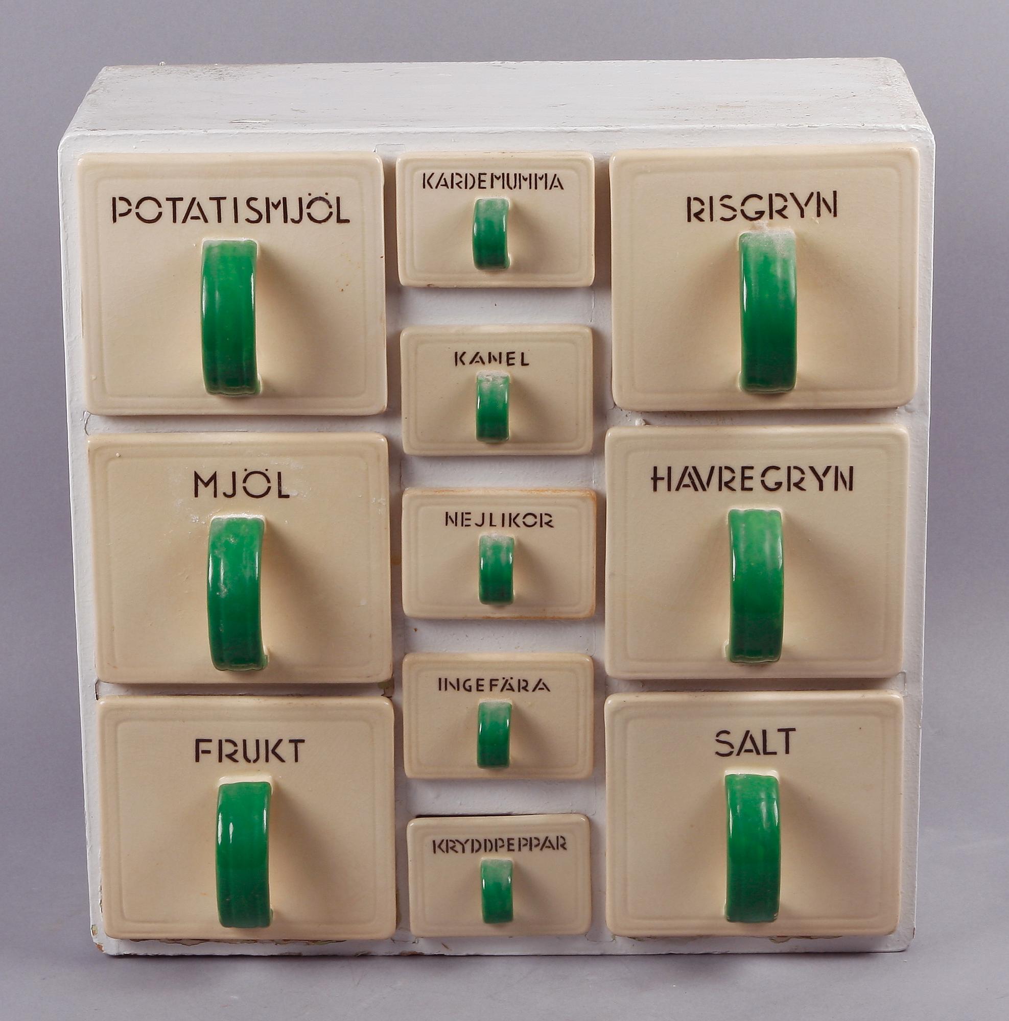 KRYDDHYLLA, flintgods, Rörstrand. 1900-tal.