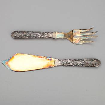 KAKSPADE OCH KNIV, silver 813, Kultakeskus, Tavastehus 1956.
