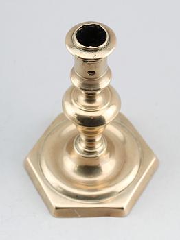 LJUSSTAKE, mässing, 1600-tal.