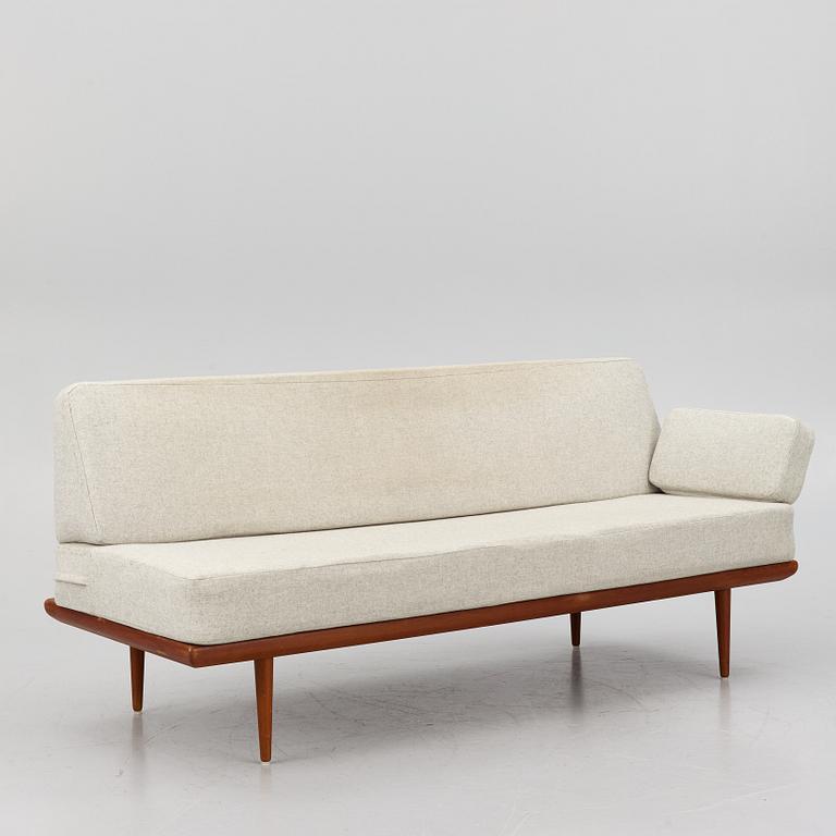 Peter Hvidt & Orla Mølgaard Nielsen, two 'Minerva' sofas and a coffee table, France & Son, Denmark, 1960's.