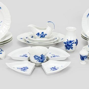 Royal Copenhagen, Service, 31 pcs, “Blå Blomst”, Denmark.
