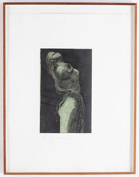 Jim Dine, etching with aquatint, signed and numbered 12/60, dated 1989.