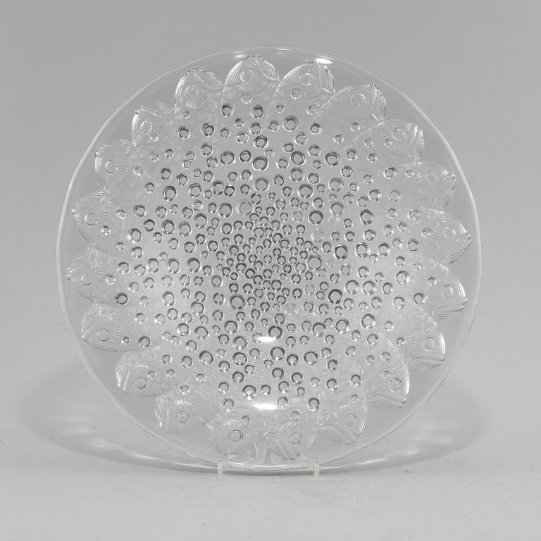 SKÅLFAT, glas, "Roscoff", Lalique, 1900-talets andra hälft.