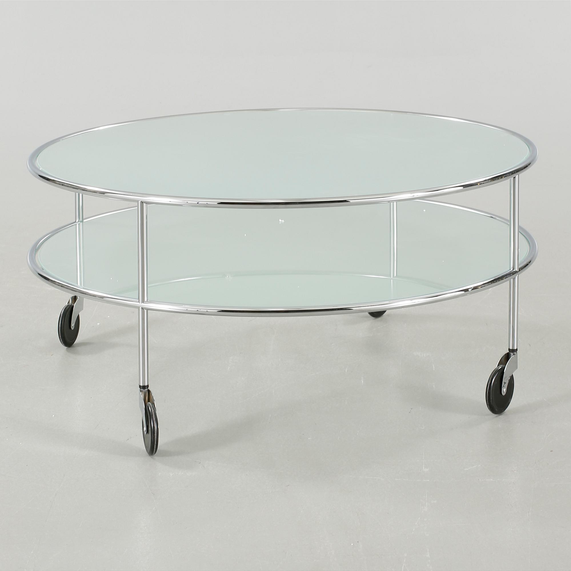 A coffee table named "Chicago", designed by Gunilla Allard for Lammhults, 21th century.