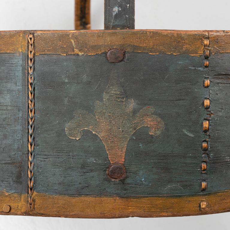 Förningskorg, Hälsingland, daterad 1820.
