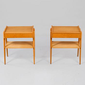 SÄNGBORD, ett par, 1900-talets tredje kvartal.