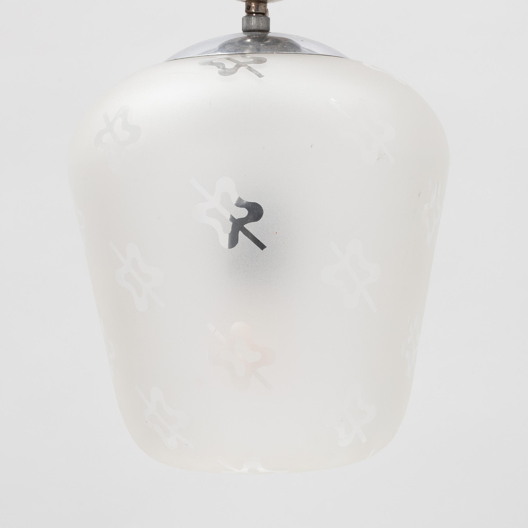 A Swedish Modern ceiling light, 1940s.
