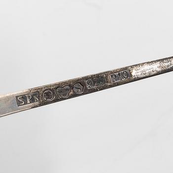 Guldsmed S Petersson i Söderhamn Ab, skedar, 3+1 st, sterlingsilver, Bollnäs, bl a 1989.