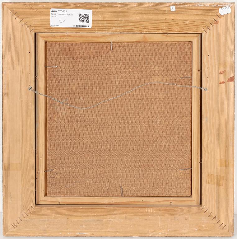 CURT CLEMENS, olja på duk, signerad.