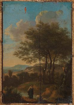 Cornelis van Poelenburgh Tillskriven, 3 bilder med Madonnan, antika scener.