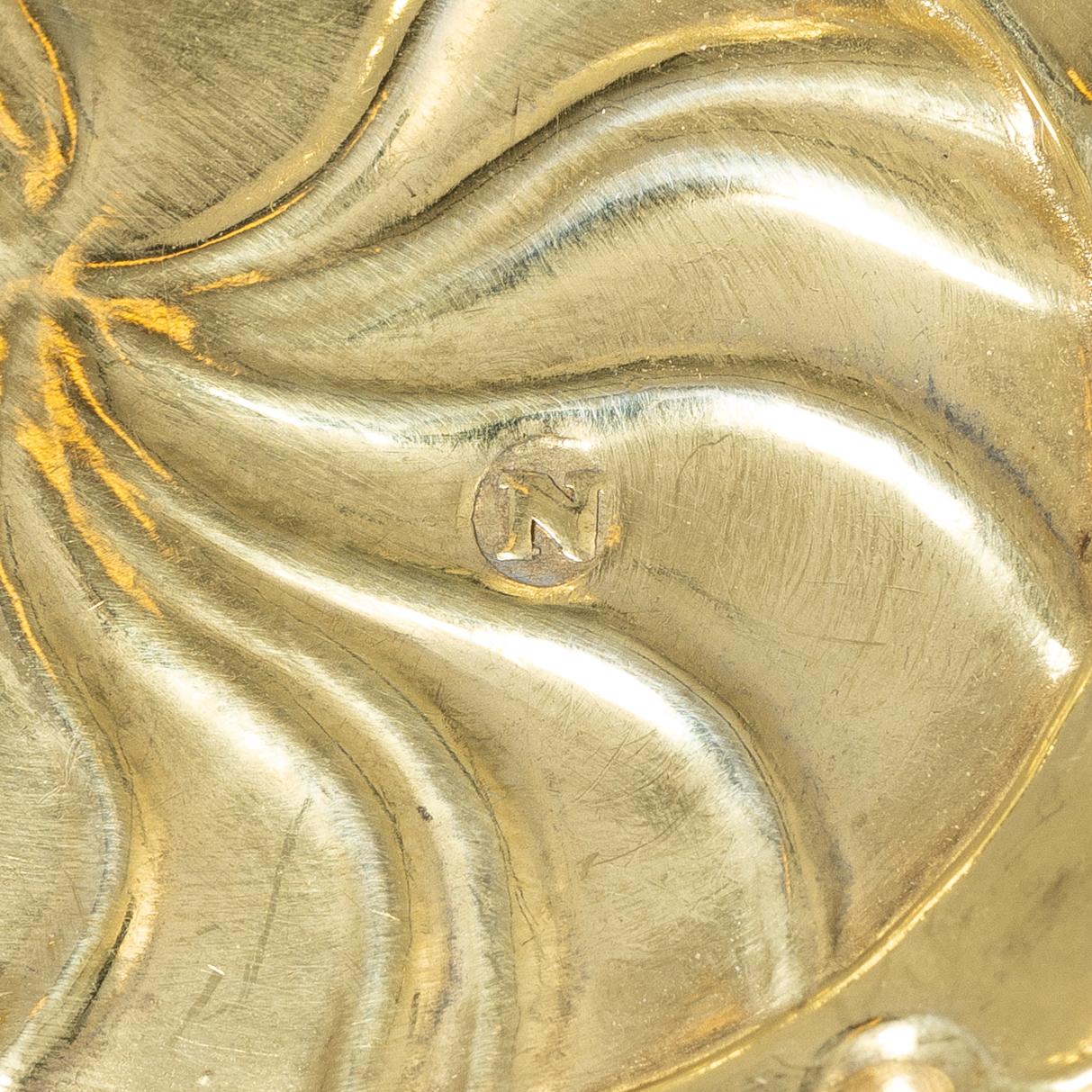 A Nuremberg silver "Weinprobier-Schale", mark of  Georg Andreas Brenner, active 1748-71.