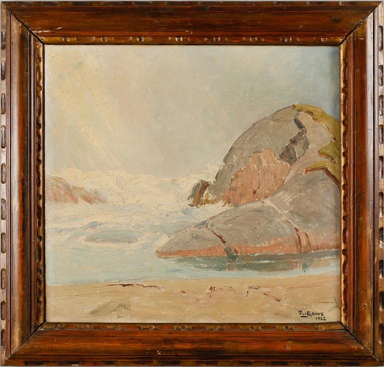 PER GJEMRE, olja på duk, sign och dat 1922.