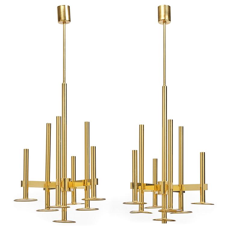Hans-Agne Jakobsson, a pair of "Klerk" ceiling lamps model "C 2731/13", Hans-Agne Jakobsson AB, Markaryd.