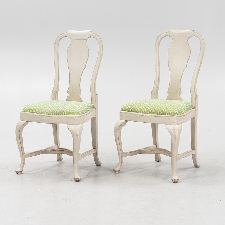A set of six Rococo style chairs, first half of the 20th Century.