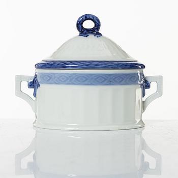 Arnold Krog, coffee and tea service, 50 pieces, Blue Fan, Royal Copenhagen.