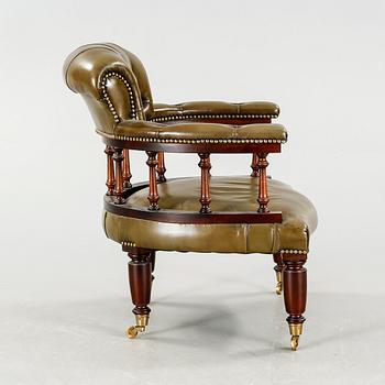 A arm chair from the latter half of the 20th century.