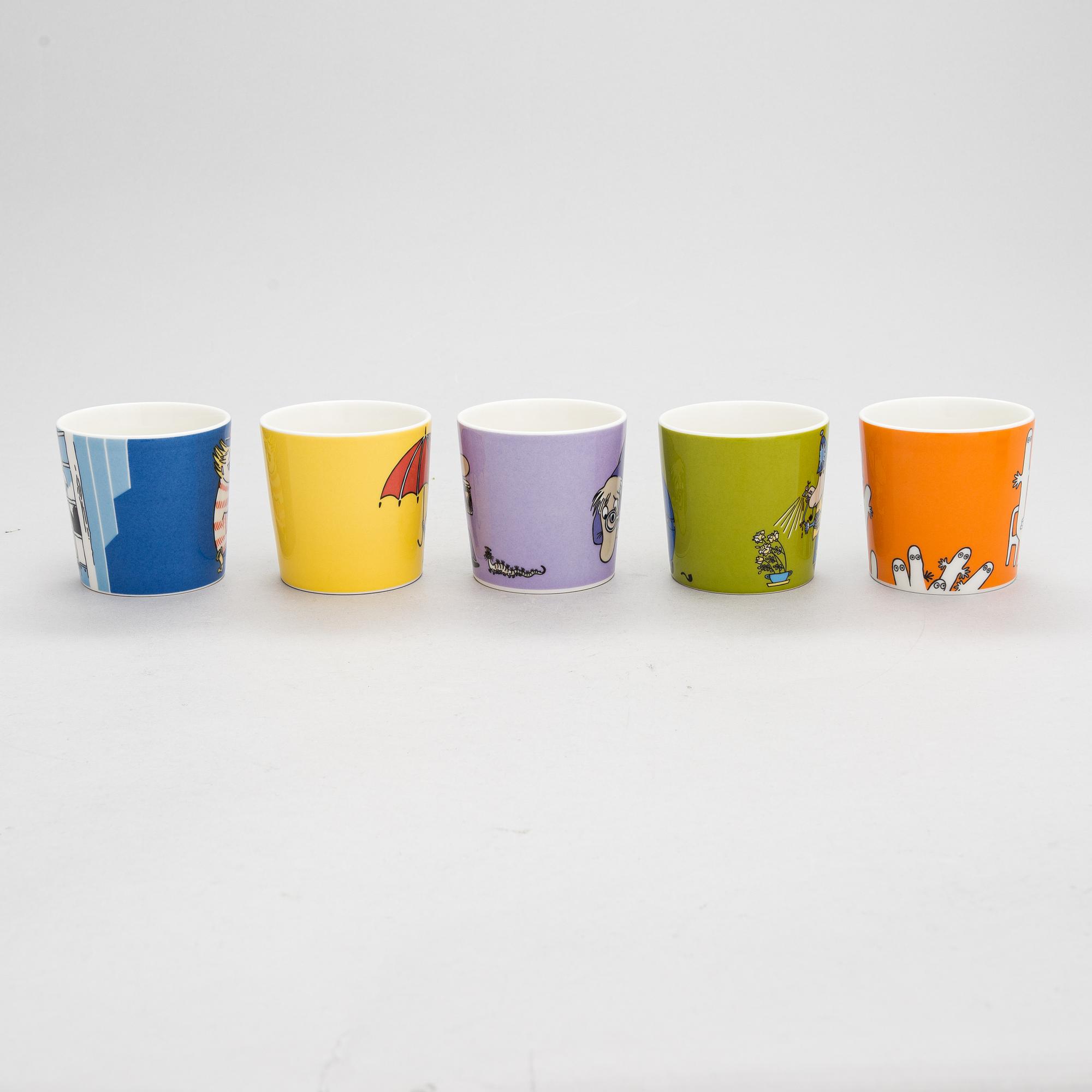 Muumimukeja, 10 kpl, Moomin Characters, Arabia.