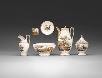 An Empire 13 pieces coffee service, first half of 19th Century.