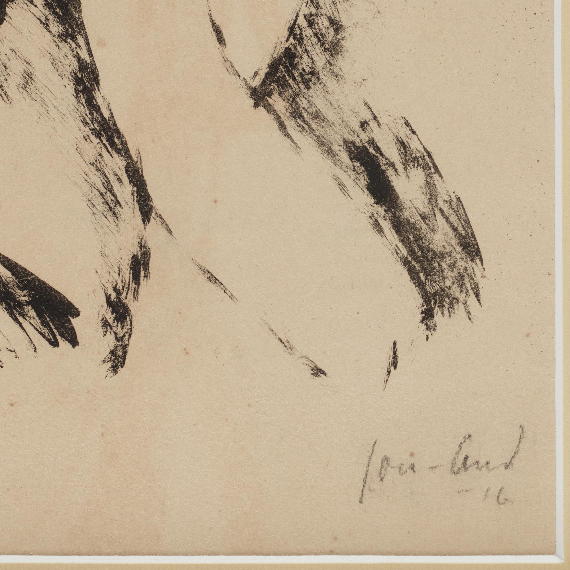 John Jon-And, lithograph, 1916, signed 1/25.