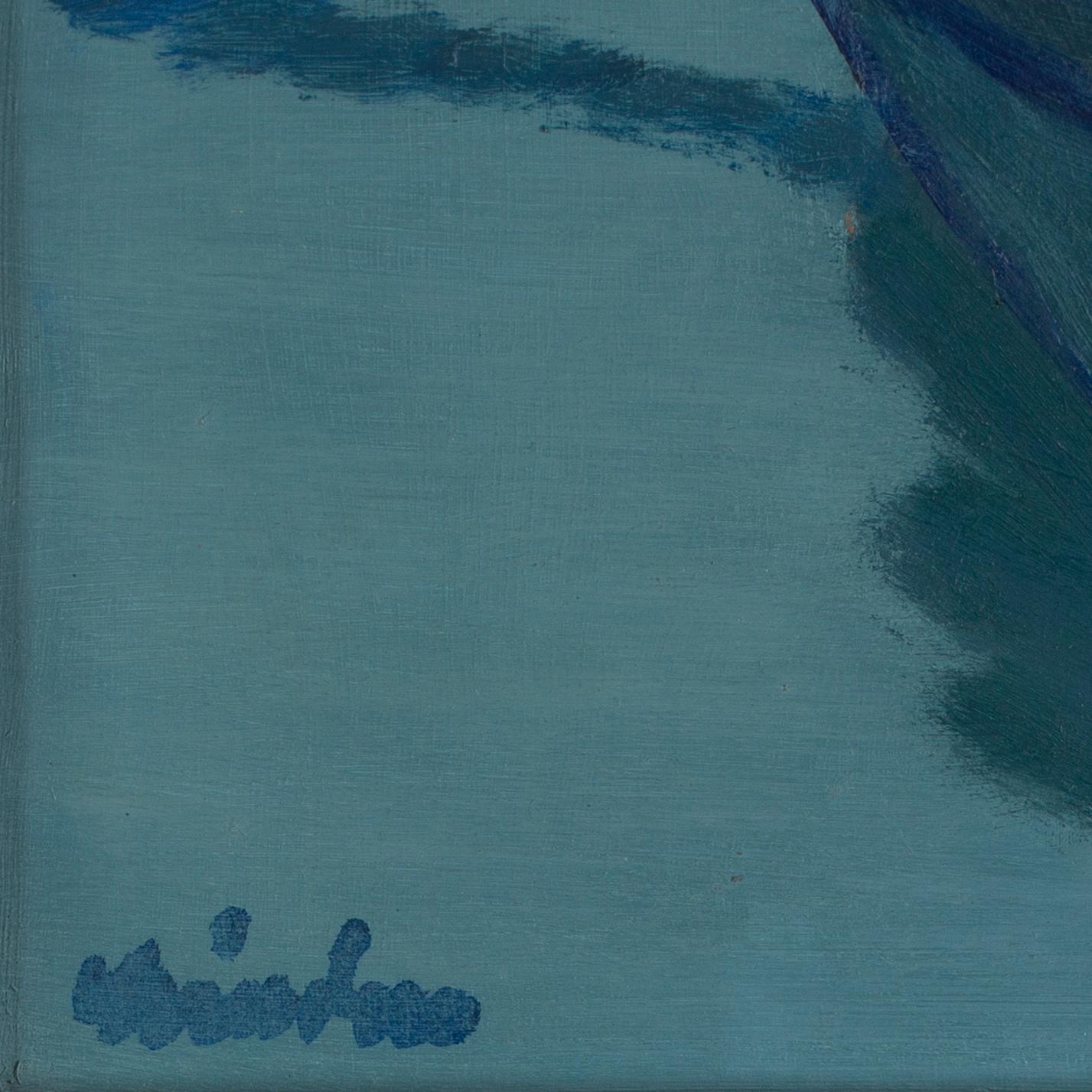 Helge Linden, oil on panel, signed.