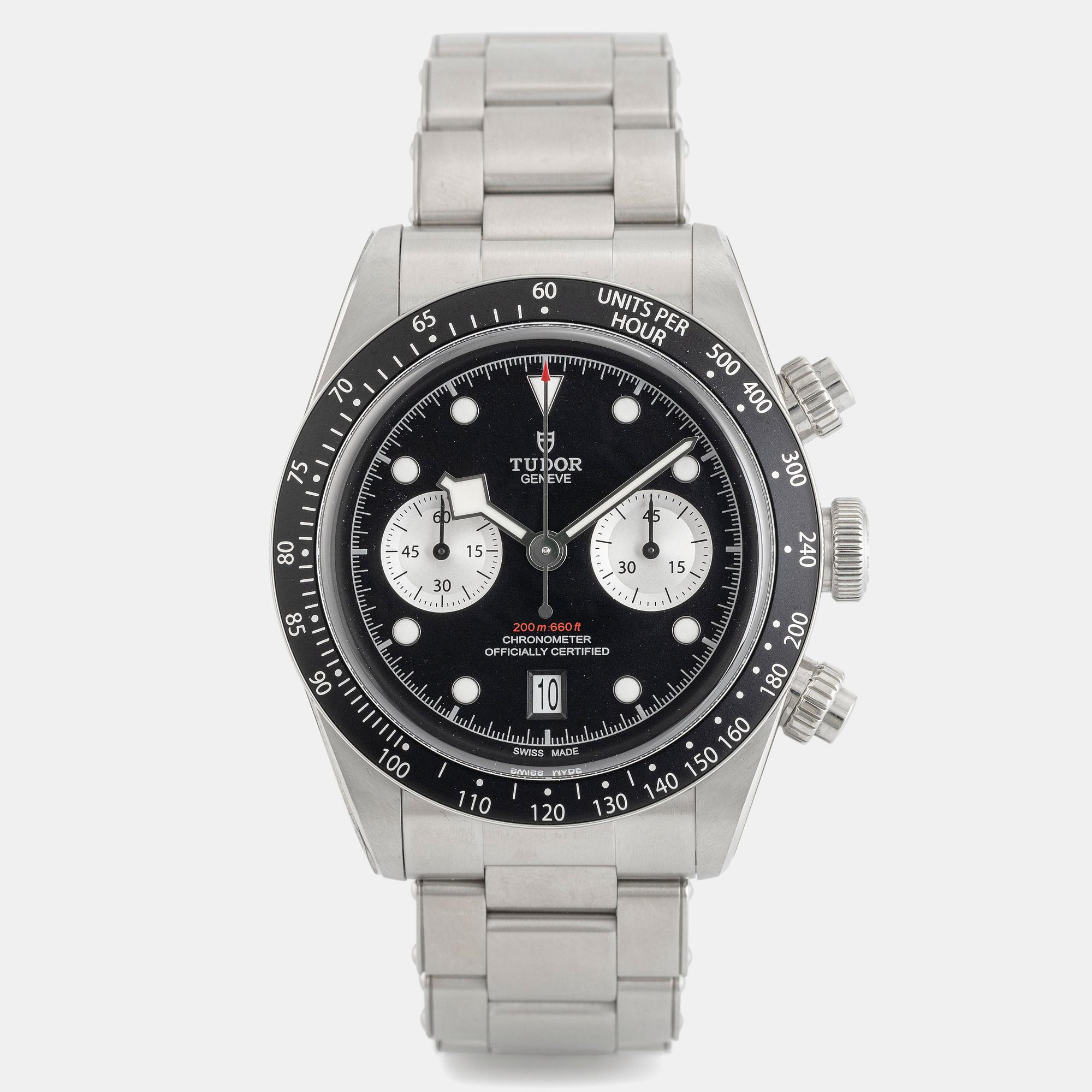 Tudor, Black Bay Chrono, "Reverse Panda", ca 2021.