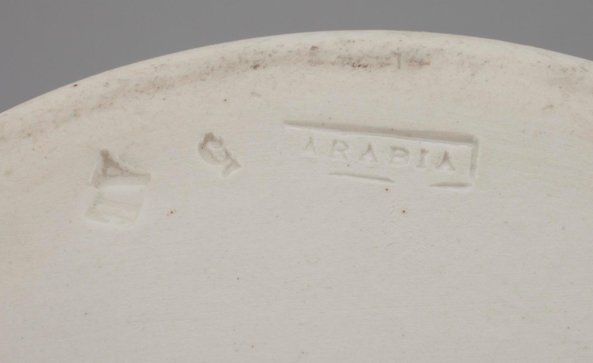 HONNUNGSKRUS, keramik, Arabia, sekelskiftet 1800/1900.