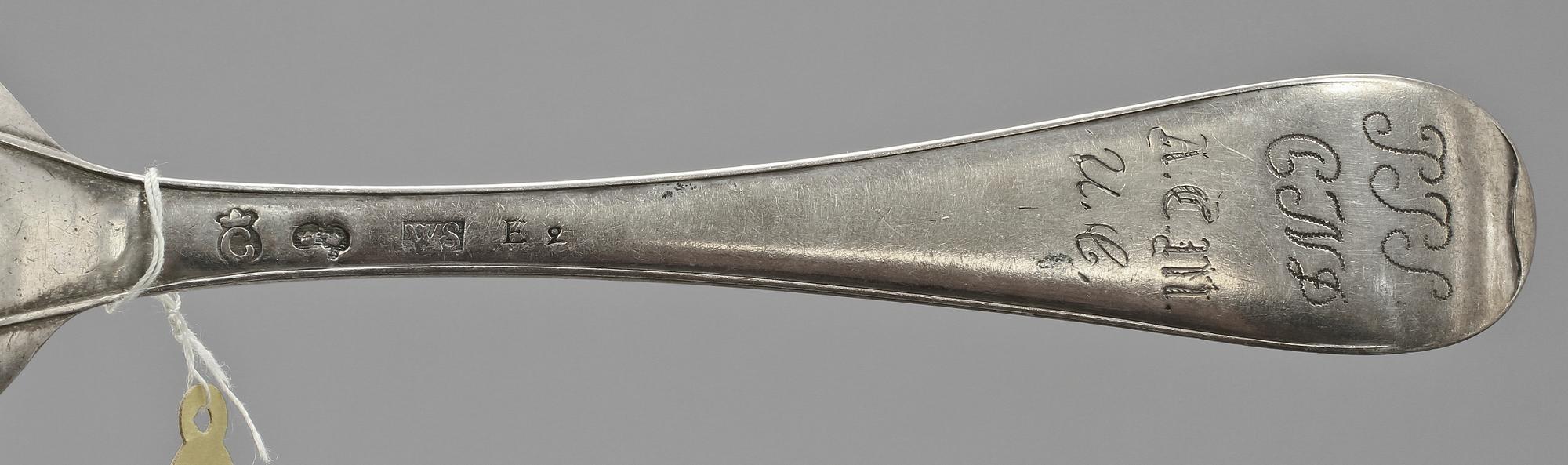 MATSKEDAR, 5 st, silver, 1700-tal. Vikt  275 g.