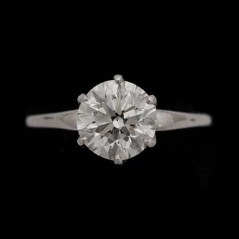 127. A brilliant-cut diamond ring, circa 1.75 cts.