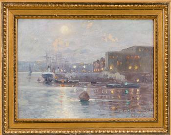 EDVARD WESTMAN, NATTLIGT STOCKHOLM.