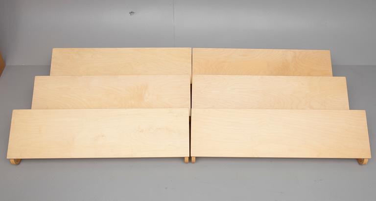 HYLLOR, 6 st, modell 112B, Alvar Aalto, 1900-talets slut.
