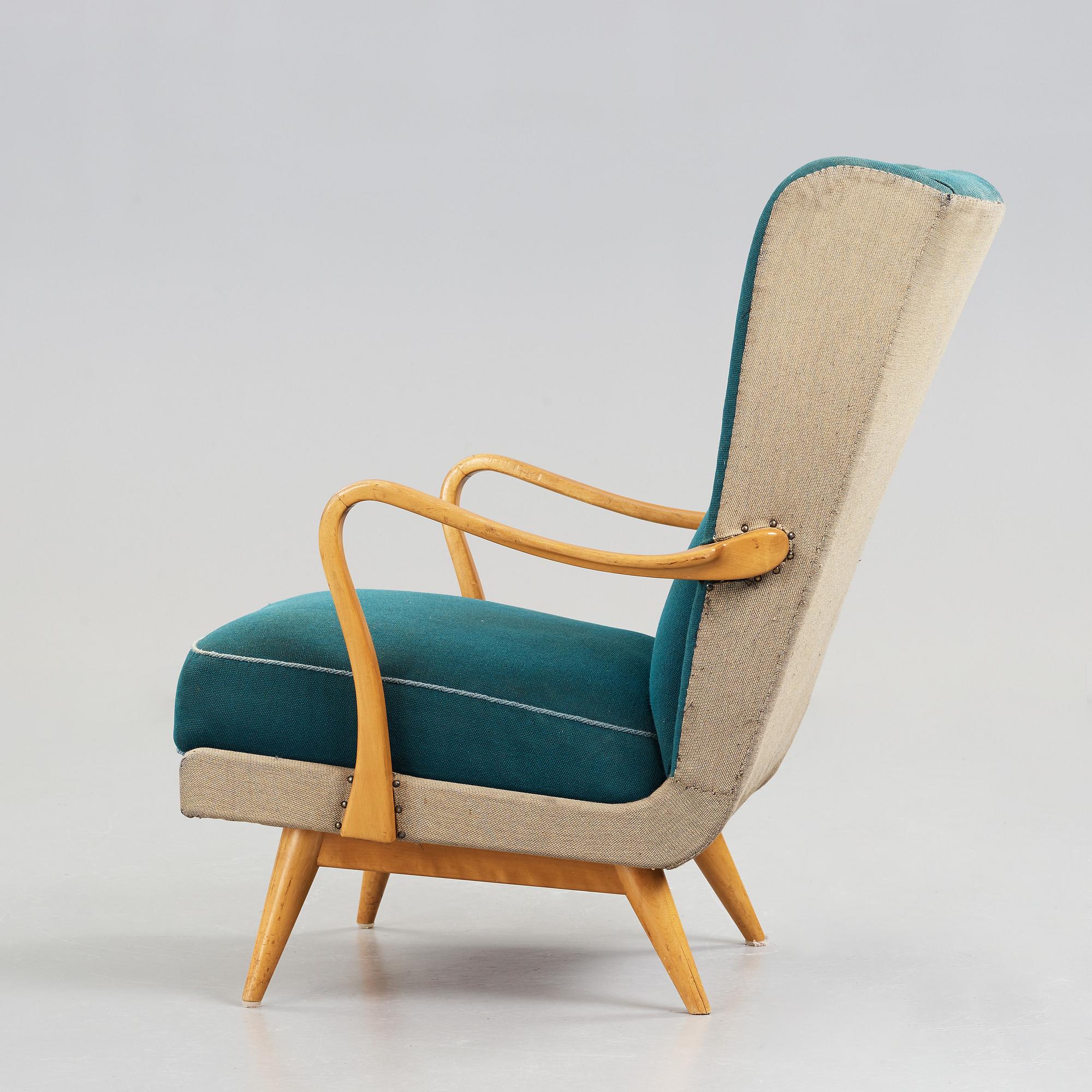 A mid 20th century easy chair by Gemla, Diö.