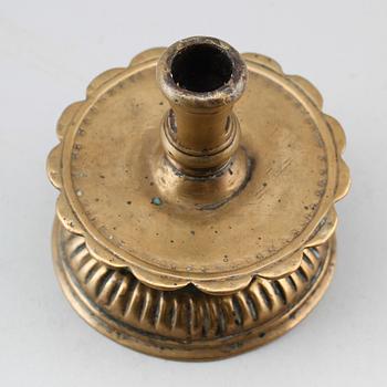 LJUSSTAKE, mässing, 1500-tal.