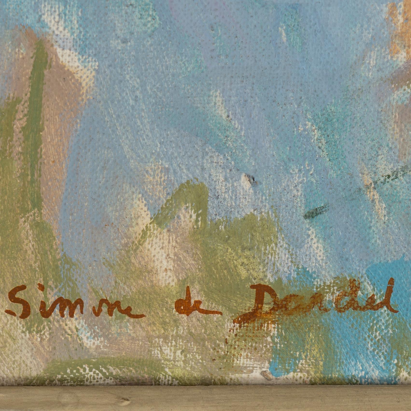 Simone de Dardel, olja på duk, signerad.