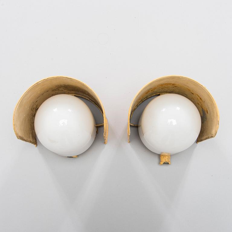 Paavo Tynell, A pair of  mid 20th century '104/100' outdoor lights/ wall lights for Taito Oy.