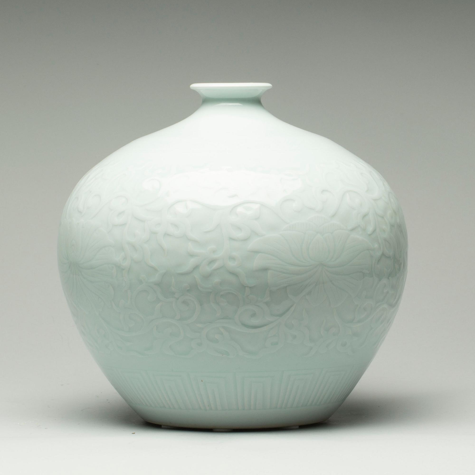 URNA, porslin, Kina, 1900/2000-tal.