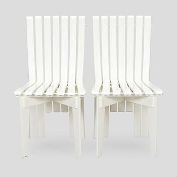 Alvar & Aino Aalto, ”Aurinko”-sarjan pöytä, O.Y. Huonekalu- ja Rakennustyötehdas A.B., 1900-luvun puoliväli, sekä, tuoleja, 4 kpl Artek 2000.